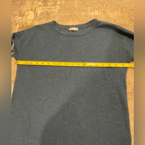 SMARTWOOL Women's Extra Small Shadow Pine Crew Neck Sweater Teal Blue Outdoor - Picture 6 of 8